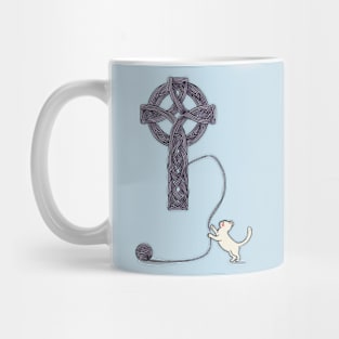 Cat’s Celtic Cross Mug